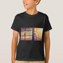 Camiseta Pájaros en sol de la tarde