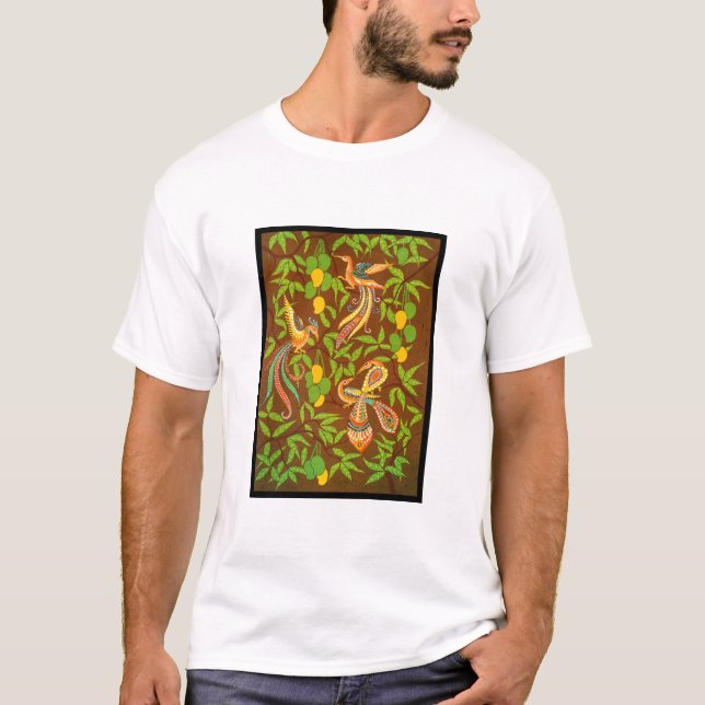 Camiseta Pájaros en un árbol de mango (Anverso)