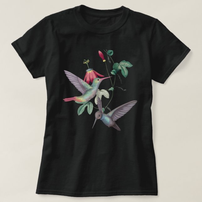 Camiseta Pájaros húmedos (Diseño del anverso)