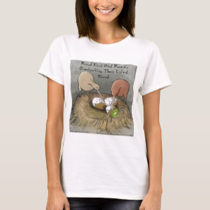 Camiseta Pájaros Kiwi Divertidos Cuidando su Fruta