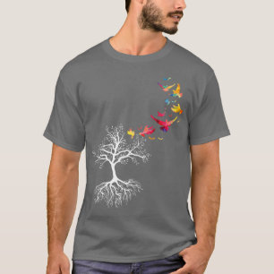 Camiseta Pájaros libres Pájaros animales amantes del amor