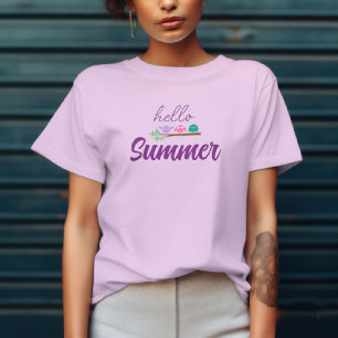 Camiseta Pájaros Lindos Hola Verano