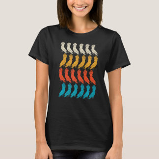 Camiseta Pájaros Loro Mirando a los pájaros Pájaros Retro C