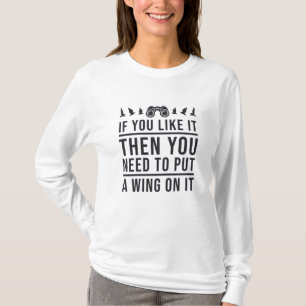 Camiseta Pájaros Mirando Un Ala En El Funny Observador De P