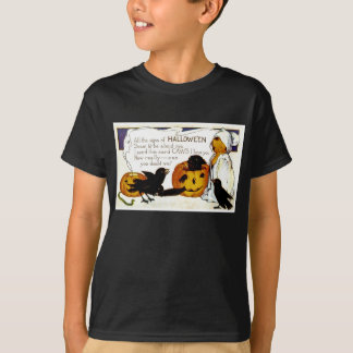 Camiseta pájaros negros