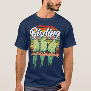 Camiseta Pájaros observando aves