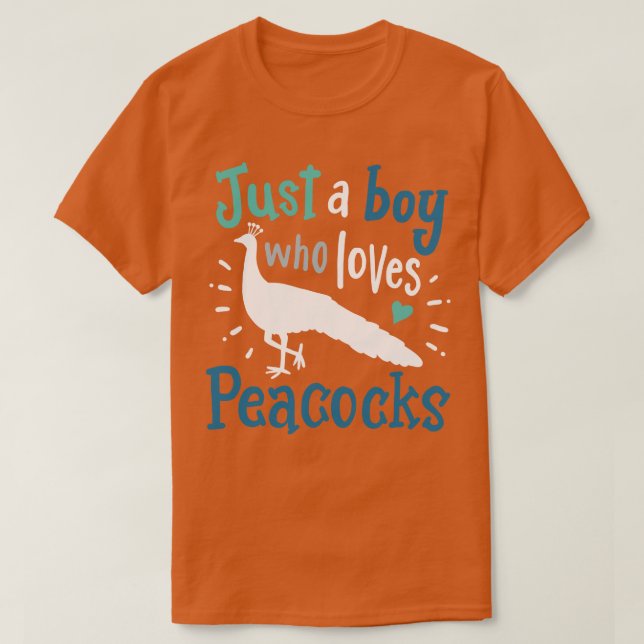 Camiseta Pájaros Peafowl Peacock Lover (Diseño del anverso)