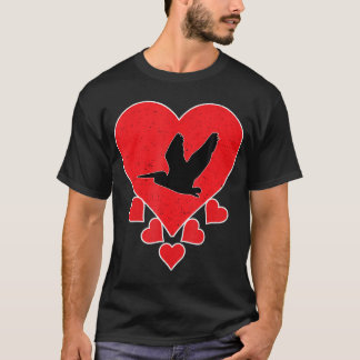 Camiseta Pájaros Pelícanos Vintage El día de San Valentín P