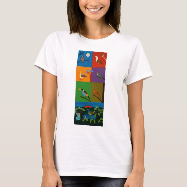 Camiseta Pájaros que visitan el valle de Bogotá 2008 (Anverso)