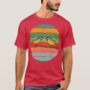 Camiseta Pájaros Tit Bird Mirando Aves