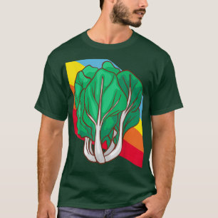 Camiseta Pak Choi Vegetables Comida Vegetariana