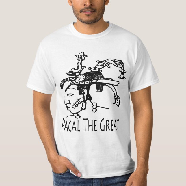 Camiseta Pakal o Pacal - el rey maya (Anverso)
