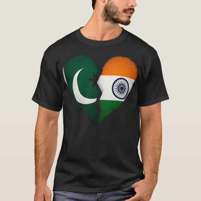 Camiseta Pakistán - Corazón indio (Anverso)