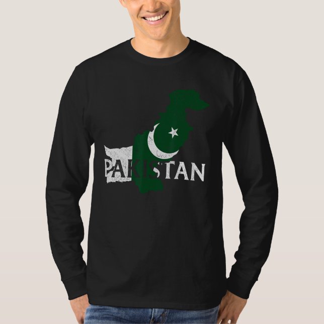 Camiseta Pakistan Country Map Flag Proud Pakistani Patrioti (Anverso)