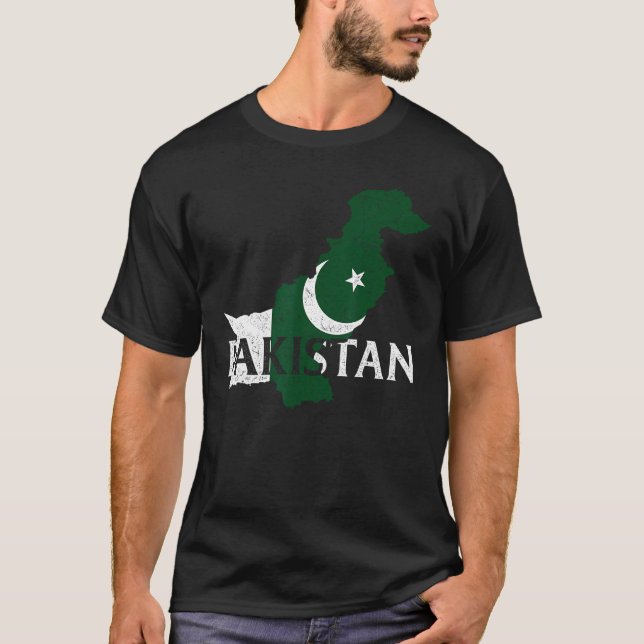 Camiseta Pakistan Country Map Flag Proud Pakistani Patrioti (Anverso)