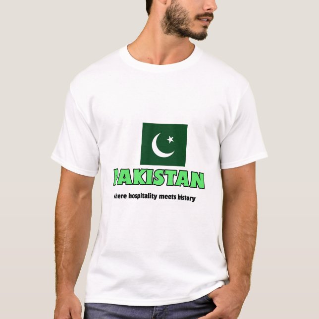 Camiseta pakistán donde la hospitalidad (Anverso)