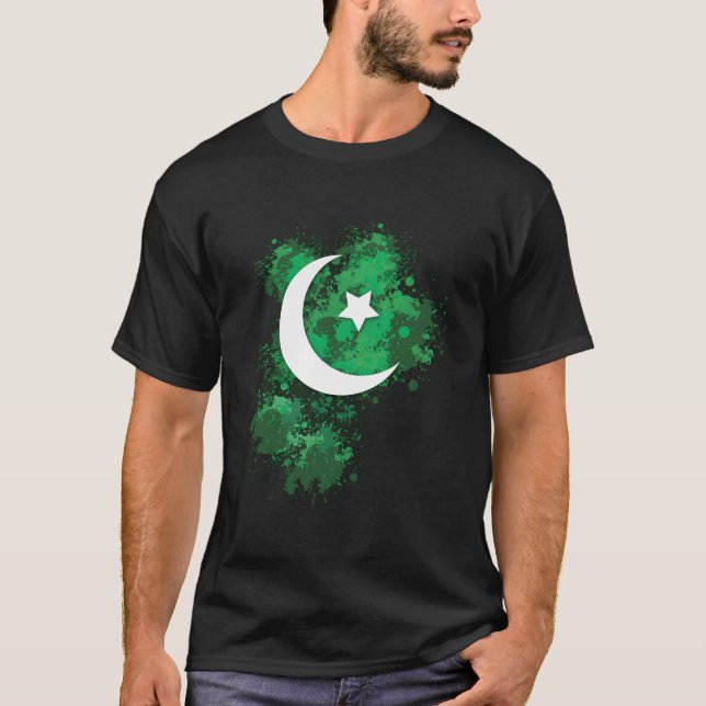 Camiseta Pakistan Flag 14 August Patriotic Independent Day (Anverso)