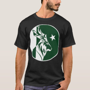Camiseta Pakistán marca bandera nacional animal paquistaní