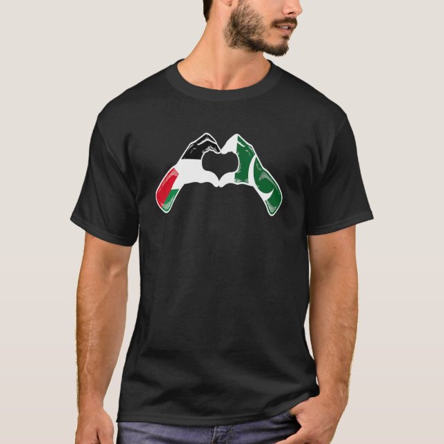 Camiseta Pakistán Palestina Bandera Paquistaní Palestina (Anverso)