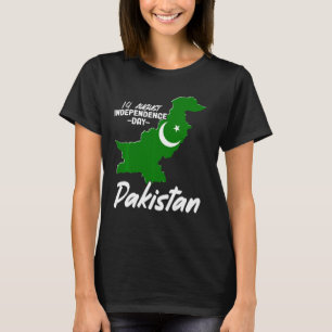 Camiseta Pakistán Patriótico 14 de agosto Día de la Indepen