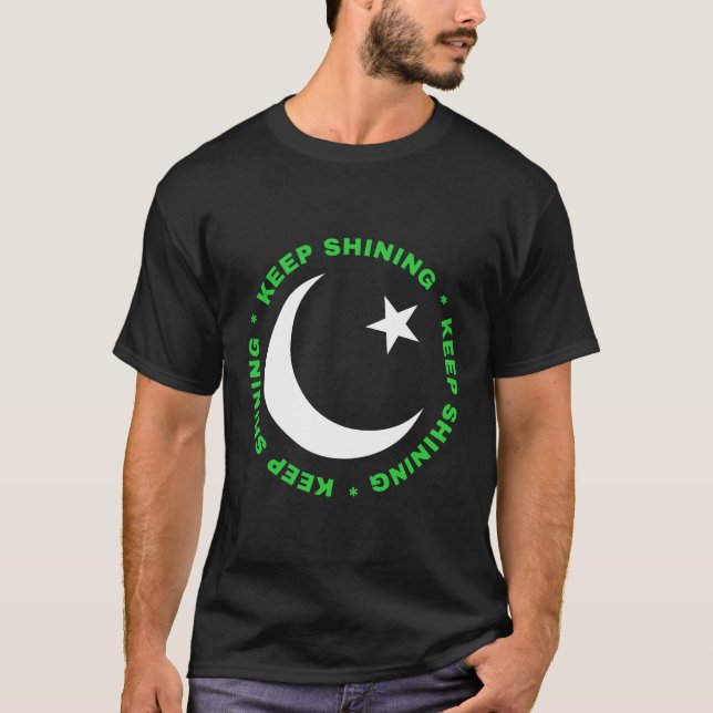 Camiseta Pakistán Sigue brillando (Anverso)