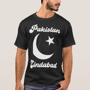 Camiseta Pakistán Zindabad destruye bandera paquistaní del