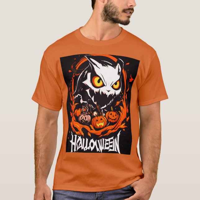 Camiseta "Paklmton" Terror Naranja (Anverso)