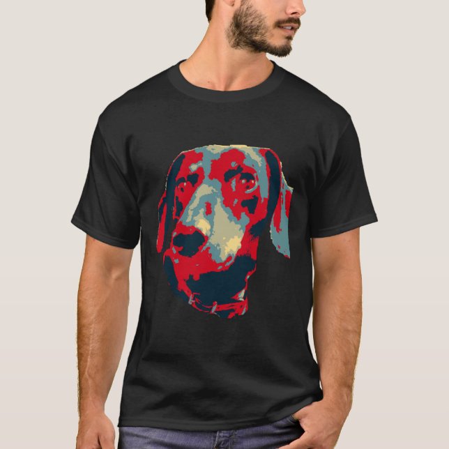 Camiseta Pakopaka Dachshund Achim Head (Anverso)