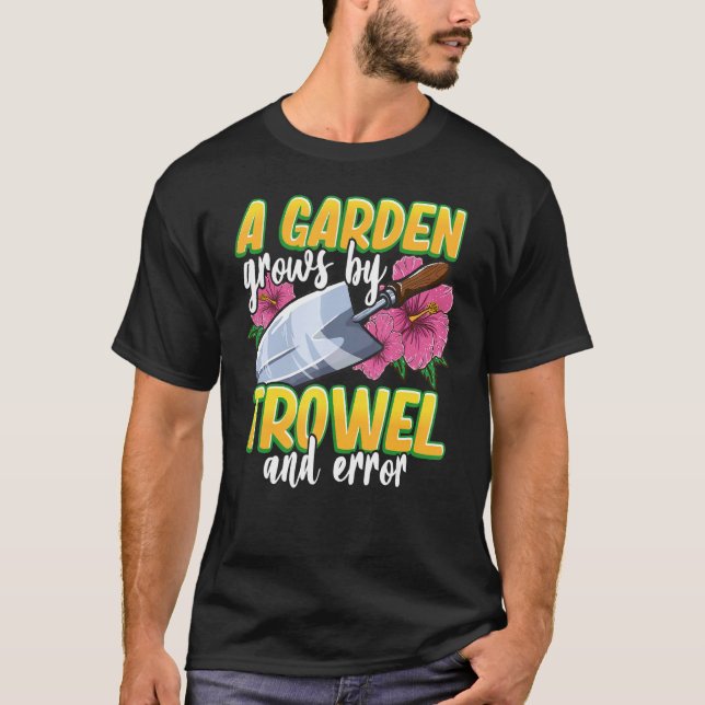 Camiseta Pala de Jardinería y Error (Anverso)