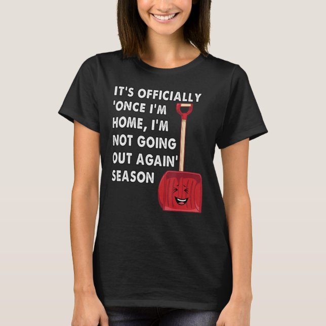 Camiseta Pala de nieve (Anverso)