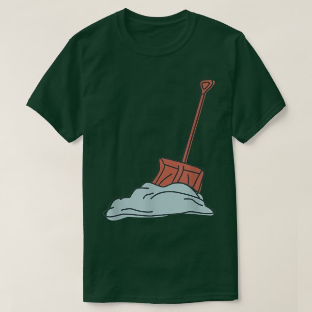 Camiseta Pala de nieve (Diseño del anverso)