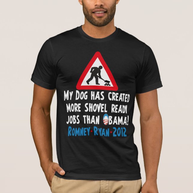 Camiseta Pala lista - favorable Romney Ryan 2012 (Anverso)