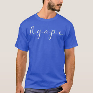 Camiseta Palabra agapeHebreo para el amor fraternal de las