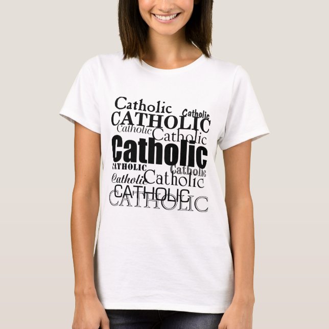 Camiseta Palabra católica (Anverso)