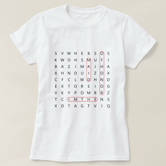 Camiseta Palabra de Boda de Honor Divertido Encontrar a Bac (Diseño del anverso)