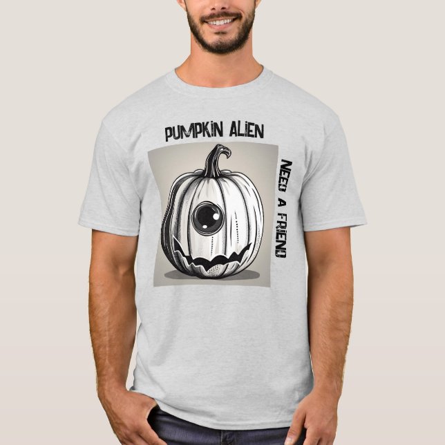 Camiseta Palabra de calabaza humorística T-Shirt - Unisex-E (Anverso)