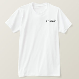 Camiseta Palabra de Dios Hebreos Biblia Verse Blanco