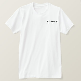 Camiseta Palabra de Dios Hebreos Biblia Verse Blanco