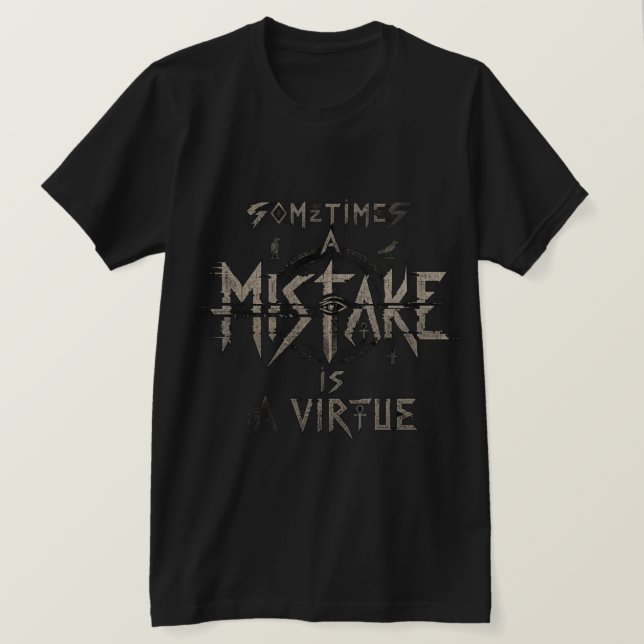 Camiseta Palabra de error (Anverso del diseño)