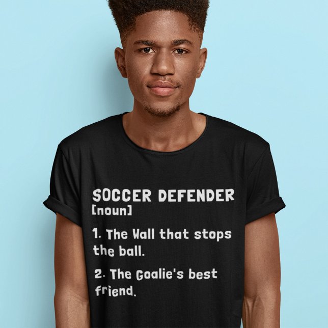 Camiseta Palabra de fútbol de definición divertida de Socce (Subido por el creador)