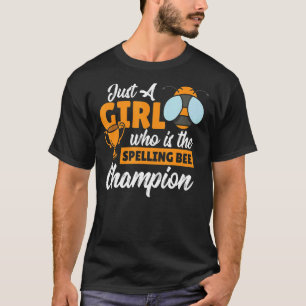 Camiseta Palabra de hélice competitiva de Chica de abeja or