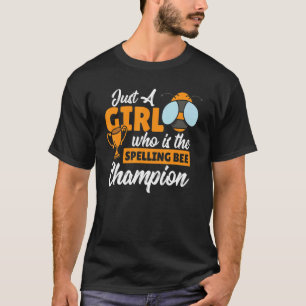 Camiseta Palabra de hélice competitiva de Chica de abeja or