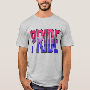 Camiseta Palabra de Orgullo Bisexual