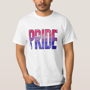 Camiseta Palabra de Orgullo Bisexual