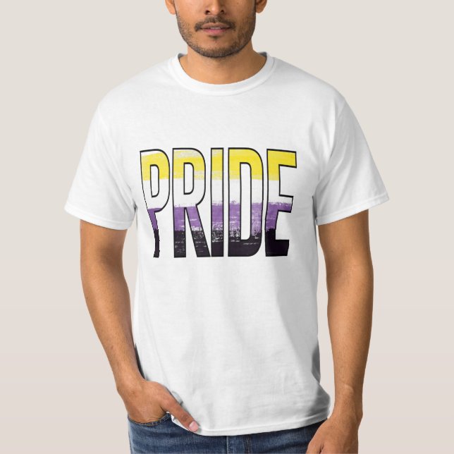Camiseta Palabra de Orgullo No Binario (Anverso)