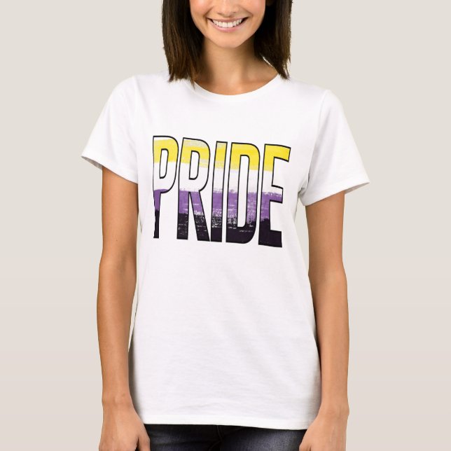 Camiseta Palabra de Orgullo No Binario (Anverso)