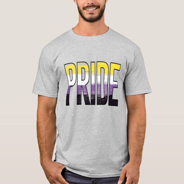 Camiseta Palabra de Orgullo No Binario (Anverso)