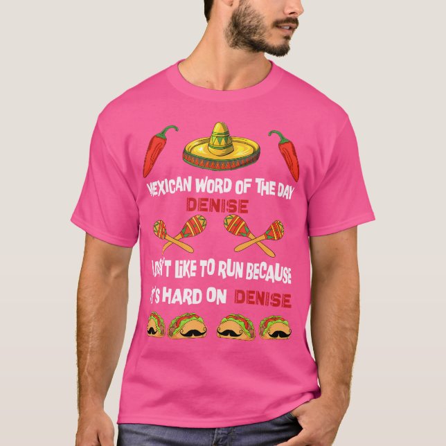 Camiseta Palabra Mexicana Del Día Tee Play En Palabras Deni (Anverso)