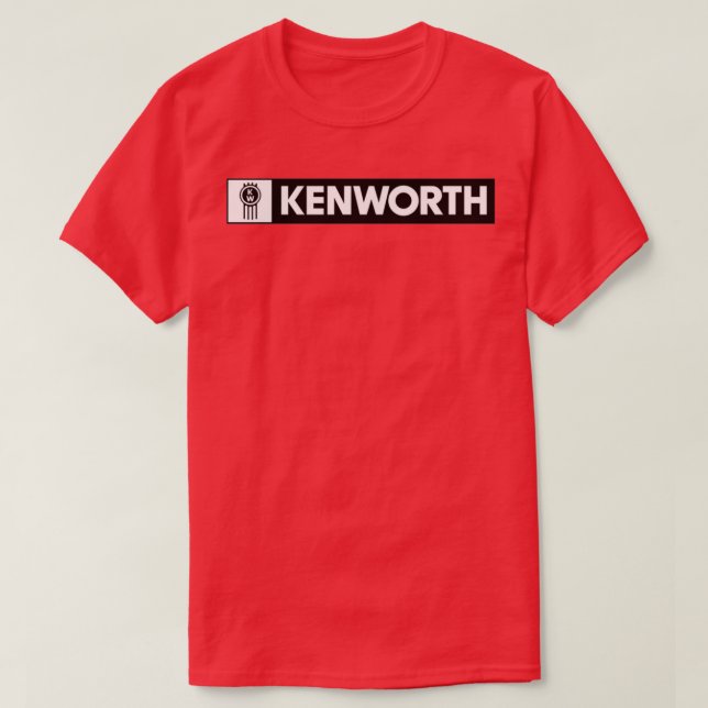 Camiseta palabra negra en blanco de KW (Diseño del anverso)