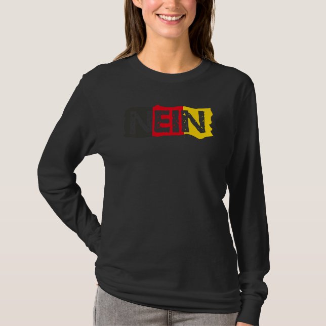Camiseta Palabra Nein German (Anverso)